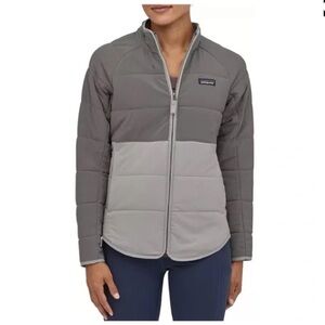 Patagonia Women’s Pack In Jacket - Large - Gray Insulated Full Zip Packable